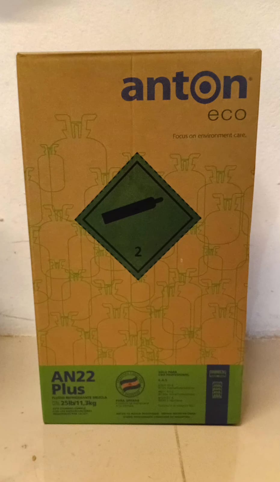 Garrafa gas AN22 PLUS 11.3 kg