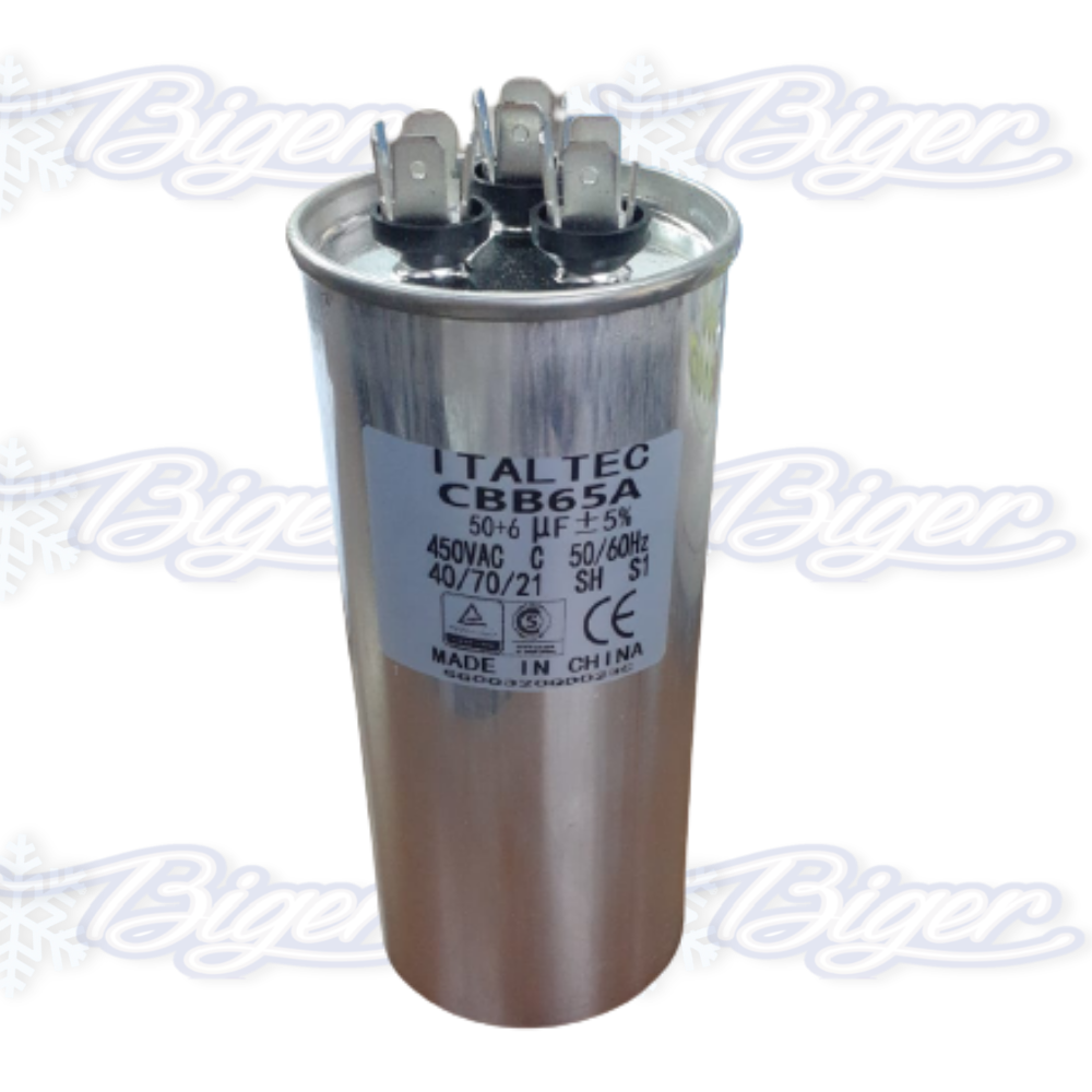 Capacitor dual 35+4 mF 450V Italtec