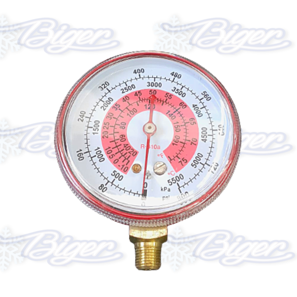 Manómetro de alta para R410 con protector