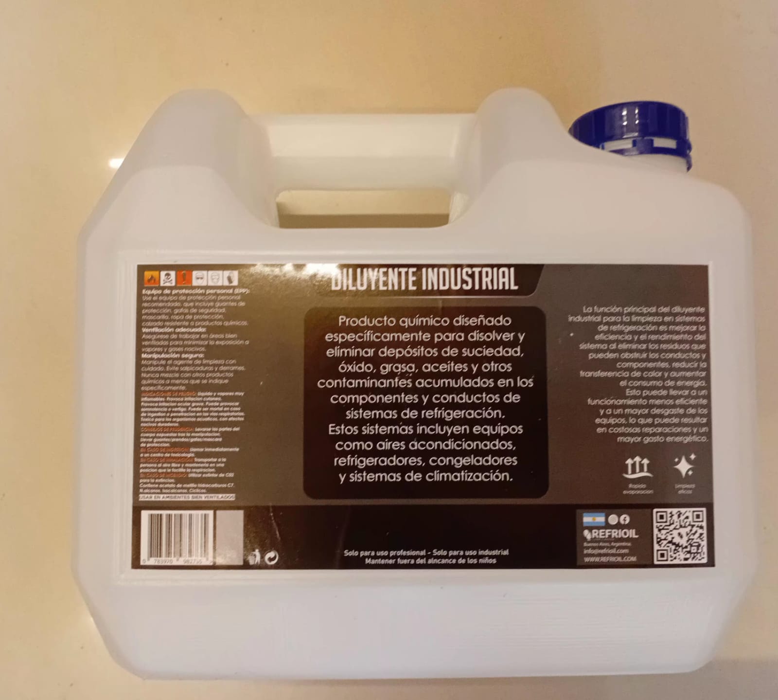 Diluyente industrial x 5 lts.