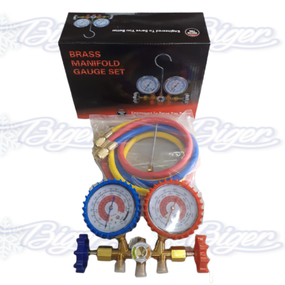 Manifold R410A bronce económico (Mastertool)