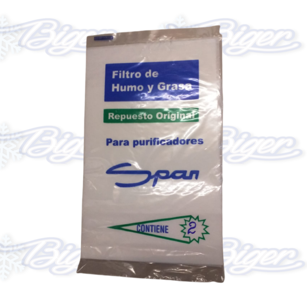 Filtro grasa purificadora Spar (x2 unidades)