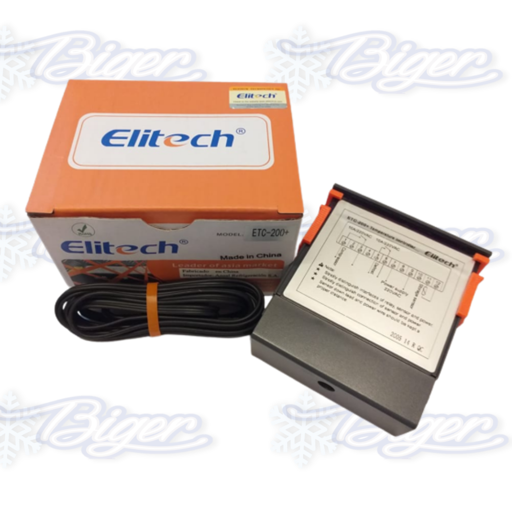 Combistato Elitech / GEA ETC-200  + desfrost 1 sonda 220V 10A