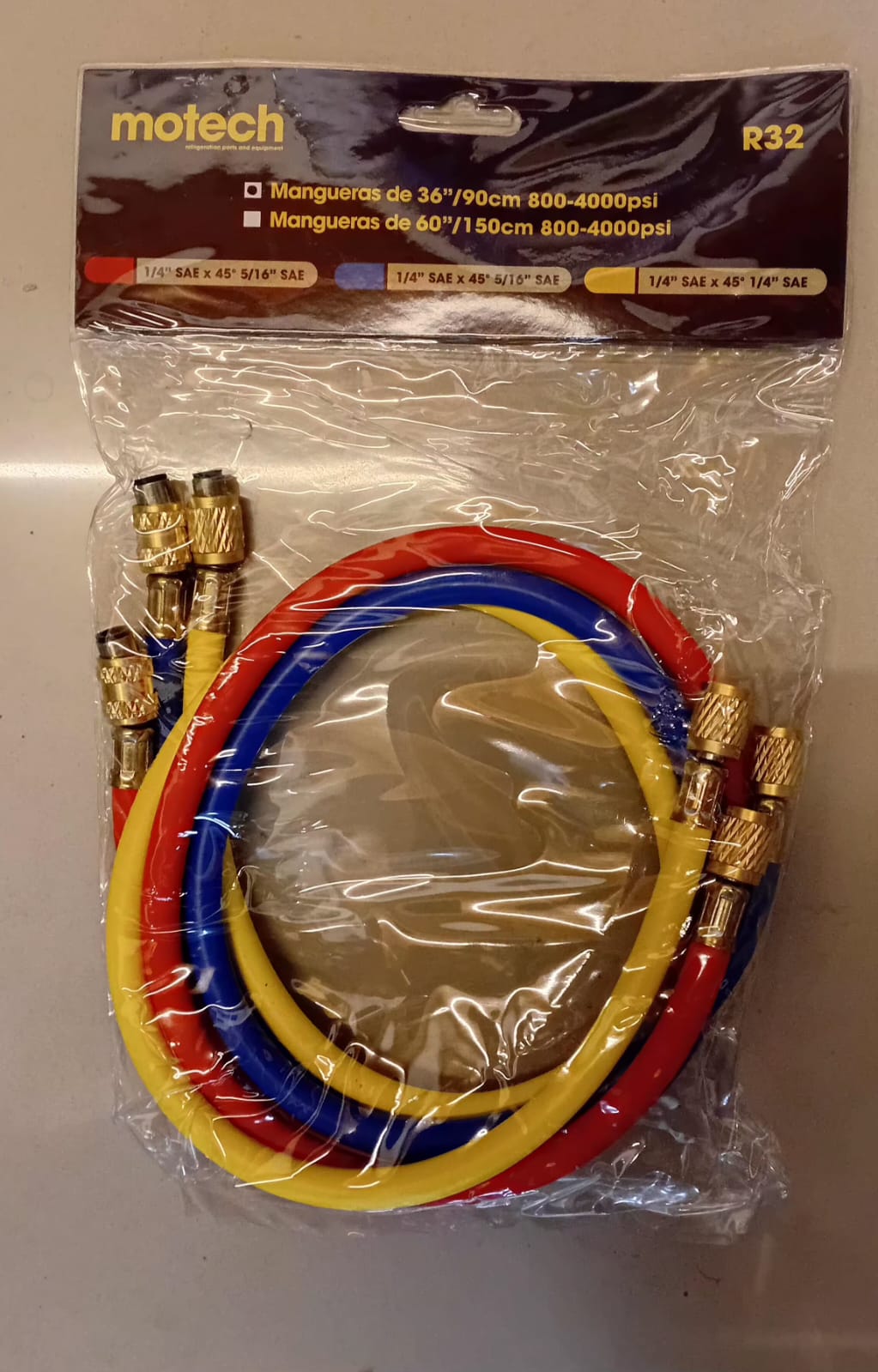 Juego de mangueras 90 cm R-32
