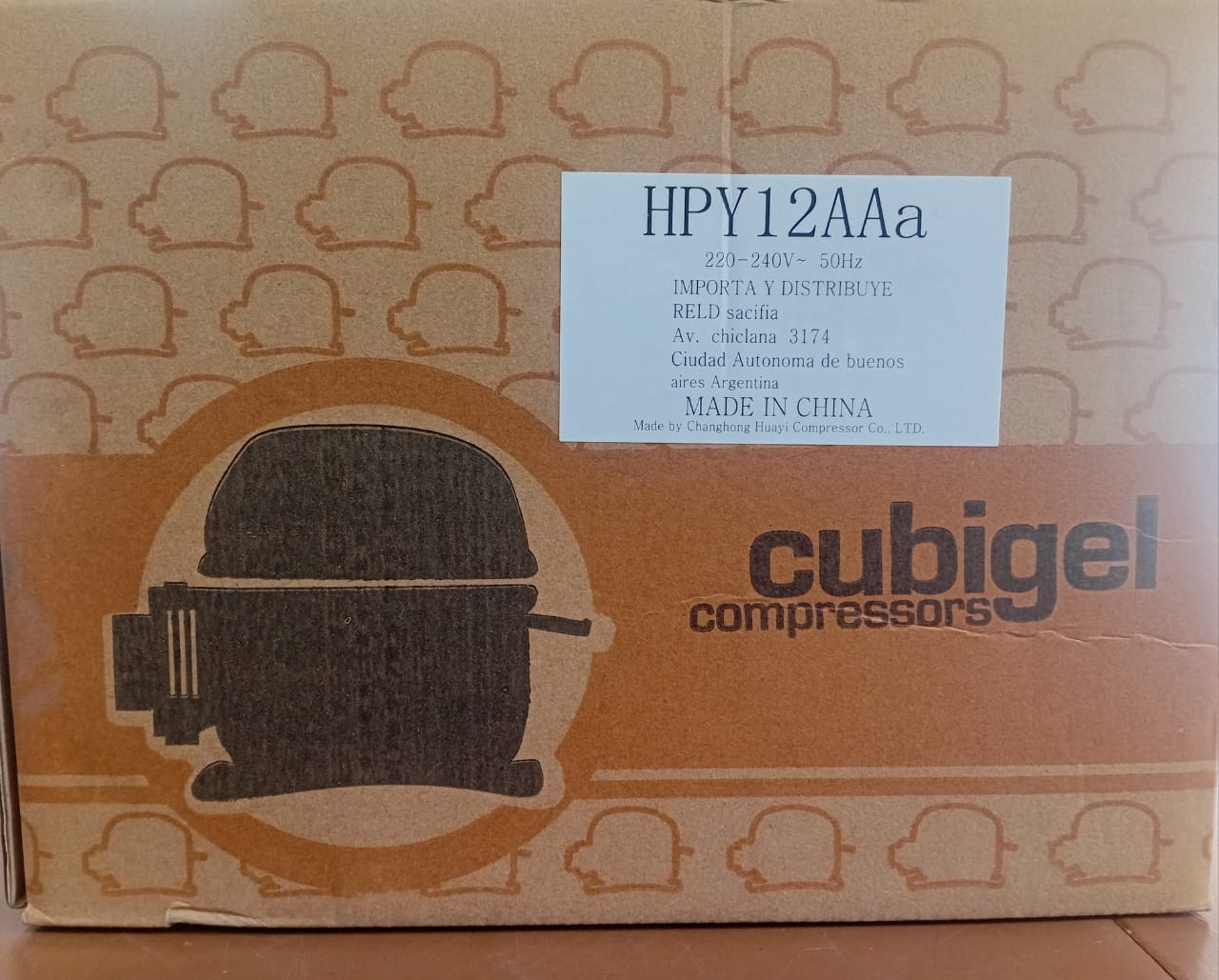 Motor Cubigel 1/5 hp -HPY12Aaa-LBP / R600 familiar
