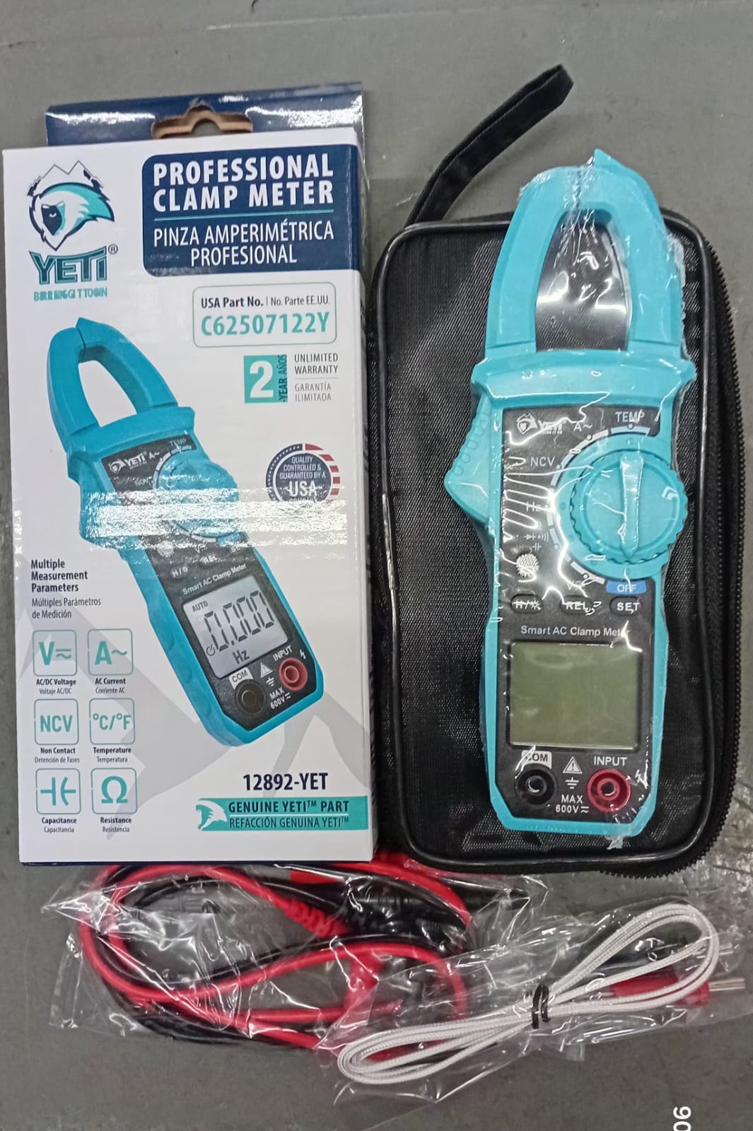 Multimetro digital con capacitancia