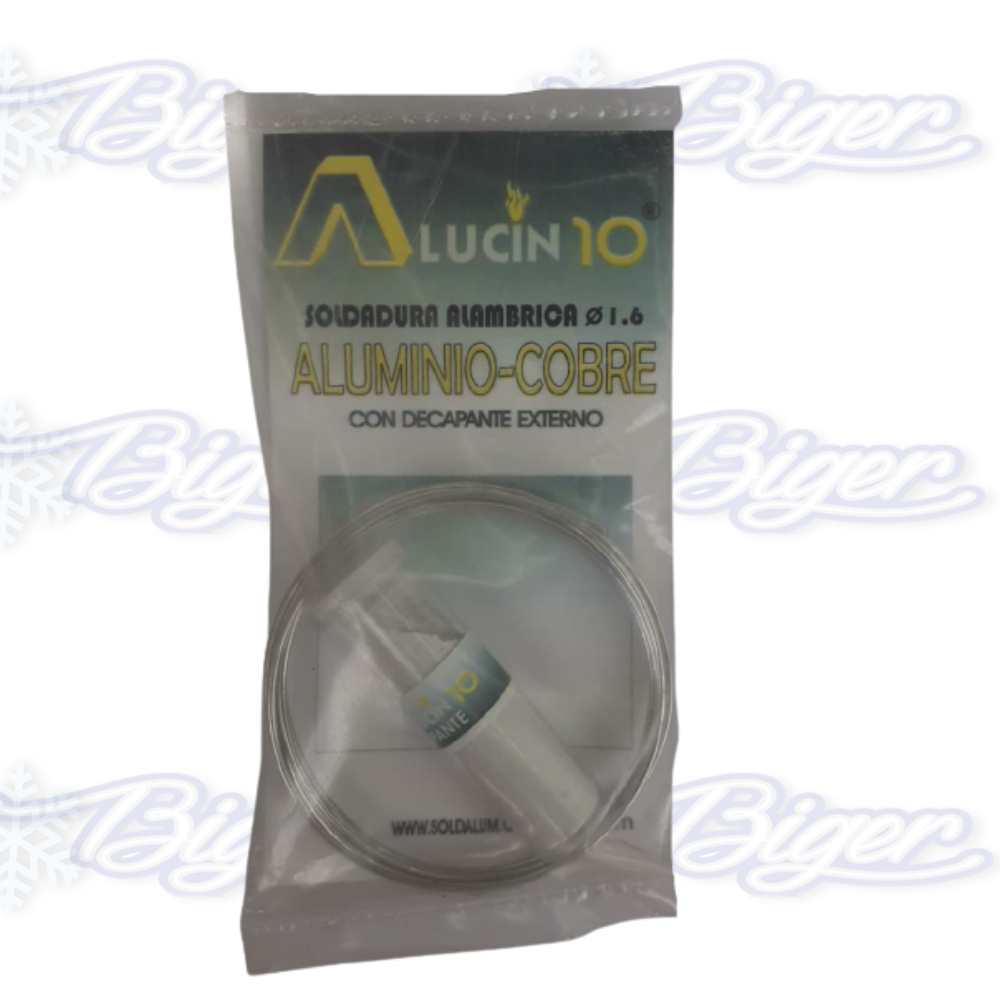 Alucin 10 aluminio-cobre con decapante externo Ø 1,6x1m