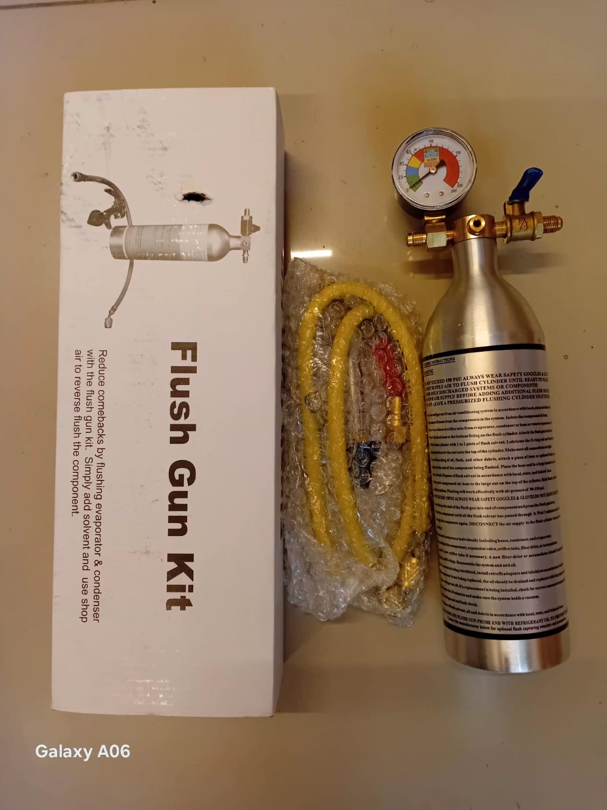 Tanque p/lavado de sistema BS