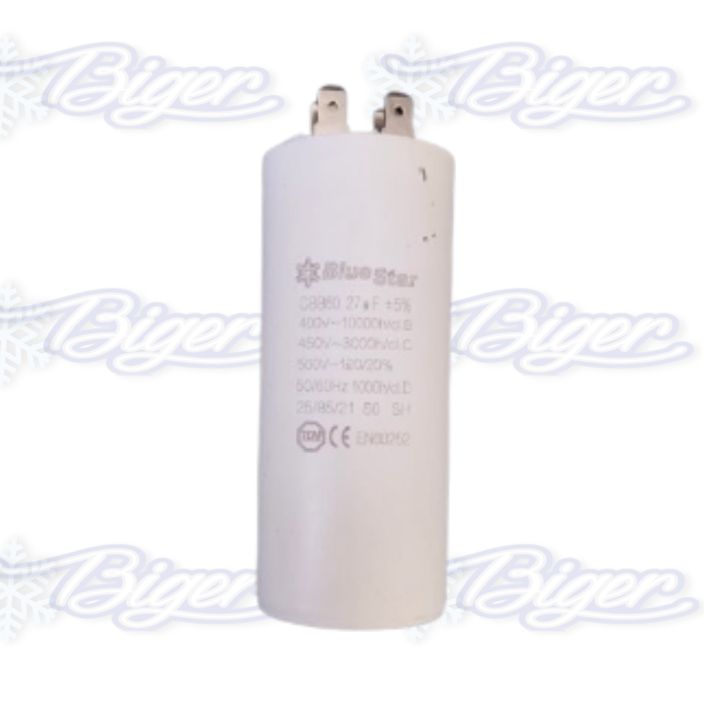 Capacitor de marcha permanente 27 mf BlueStar