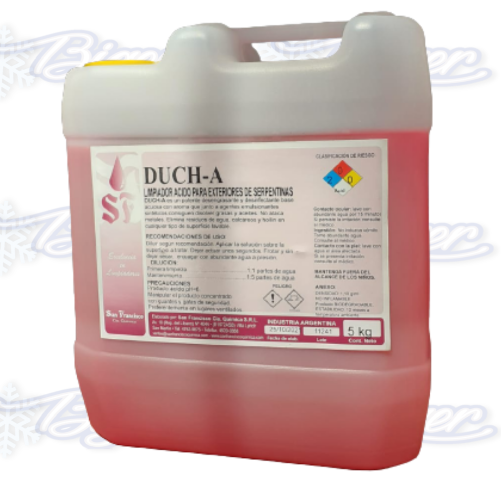Limpiador ácido Duch-a (bidón x 5kg)