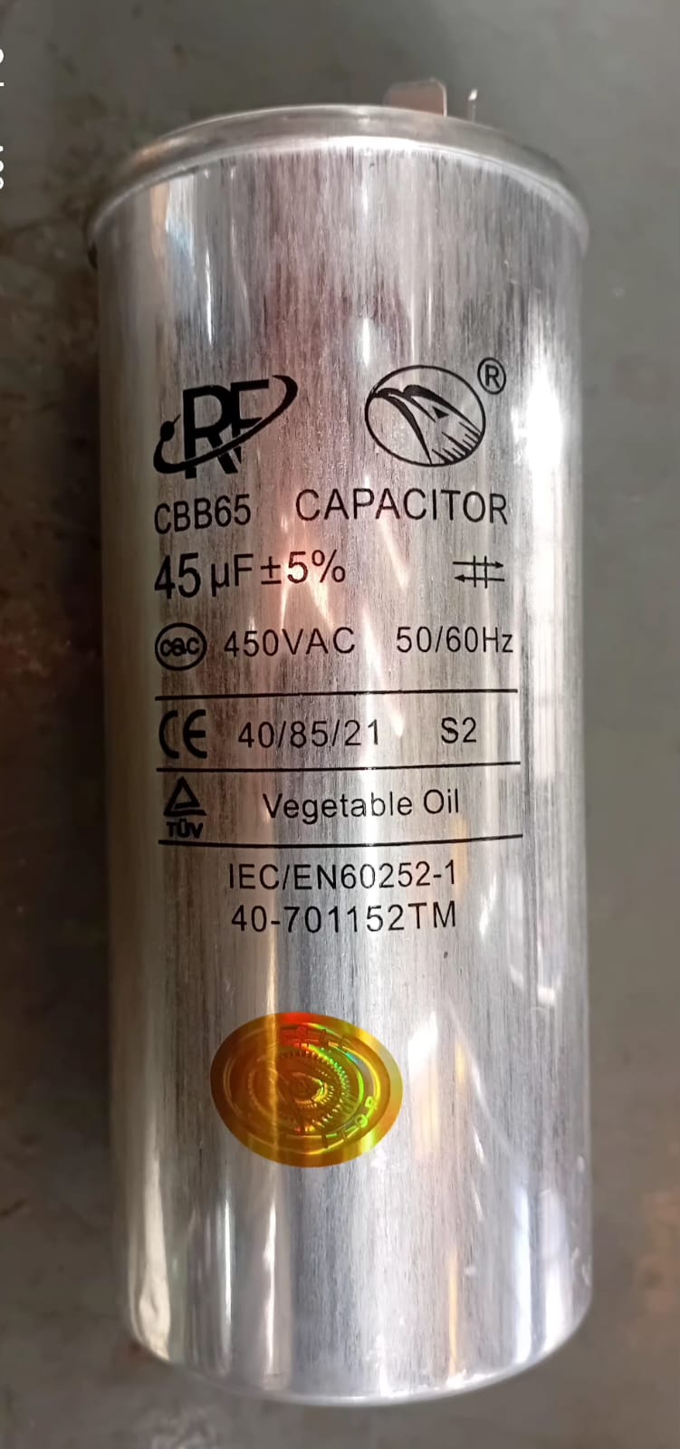 Capacitor de marcha permanente 45MF 450V EAGLE