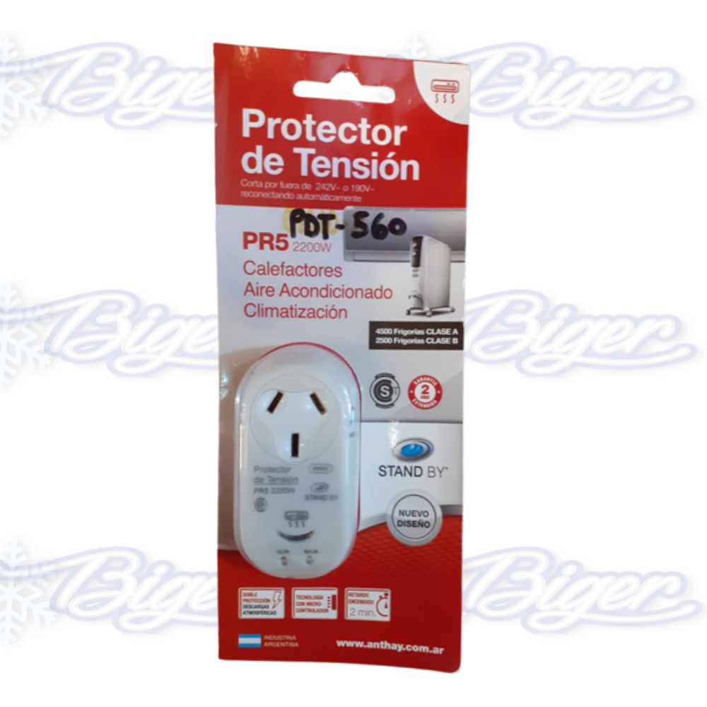 Protector de tensión PR5 mini aire acondicionado hasta 2200W