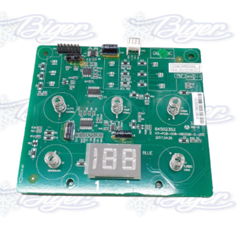 Panel electrónico para heladera display DF80X/DF80/DFW51/DW51 K_64502352 Electrolux