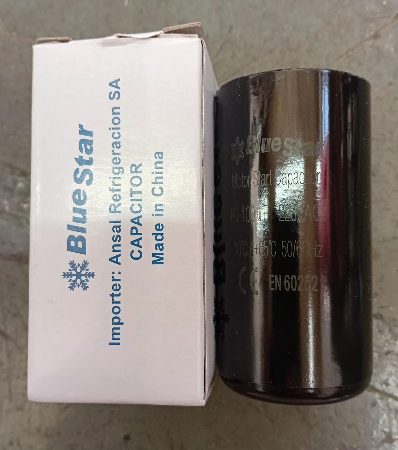 Capacitor de arranque 80-100mf 330V JR